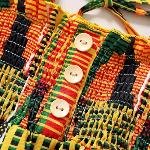 Vista 5 de YOUNGER TREE - Conjunto de ropa para bebé, diseño africano Dashiki Ankara