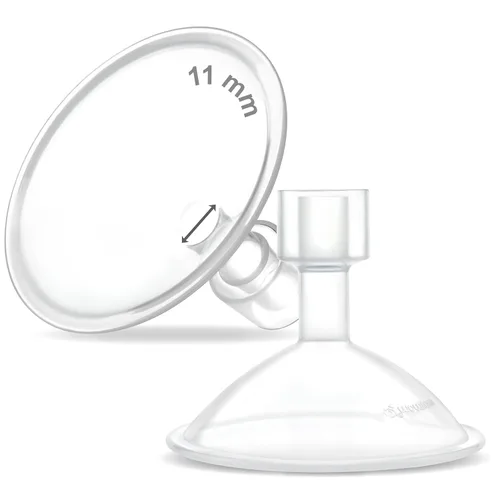 Vista 68 de Maymom MyFit Crater Series - Protector de pecho pequeño de 0.394 in con diseño de dos piezas compatible con piezas de bomba Medela; reemplazo