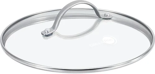 Vista 3 de GreenPan Tapa de cristal con mango de acero inoxidable, 10