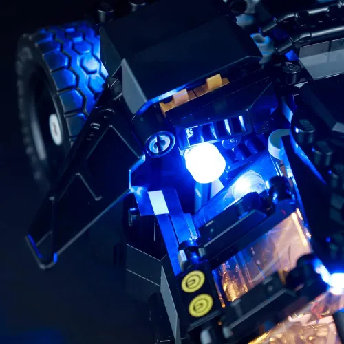 Vista 6 de Kyglaring Kit de iluminación LED compatible con Lego DC Batman Batmobile Tumbler: Scarecrow Showdown 76239 Kit de construcción - No incluye