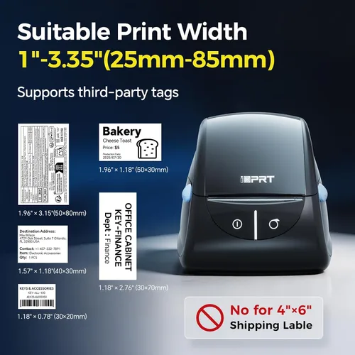 Vista 3 de iDPRT SP310 Label Maker, Thermal Label Printer for Width 1"-3.35