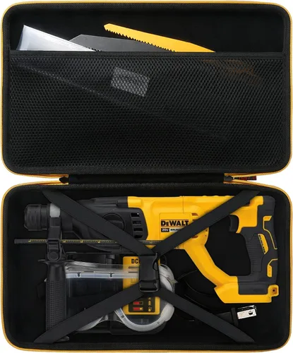 Vista 2 de Caja de almacenamiento rígido Khanka de repuesto para sierra recíproca DEWALT 20V MAX XR (DCS367B / DCS387B), taladro de martillo giratorio 20V Max