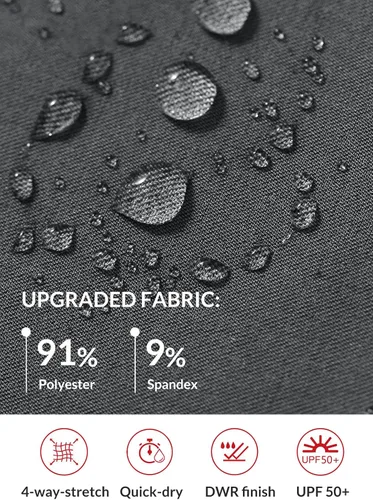 Vista 5 de BALEAF Pantalones cortos de 15 pulgadas de largo para mujer, pantalones cortos capri por debajo de la rodilla, ligeros, de secado rápido, cintura
