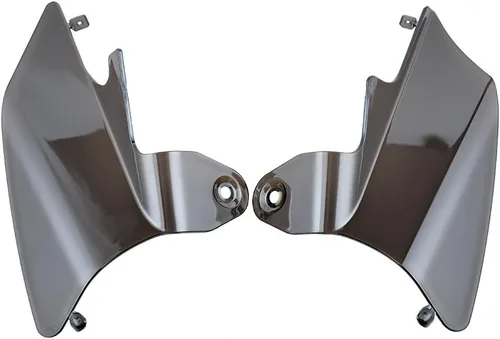 Vista 6 de Compatible con Harley Kings Street Glides Electra Road Engine Heat Saddle Shield 1997-2007 deflector de calor de aire (humo)