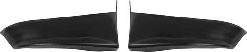 Vista 4 de Compatible con/Reemplazo para lamo de parachoques trasero, protectores de lamo trasero de poliuretano estilo SP, cubreruedas y salpicaderas negros