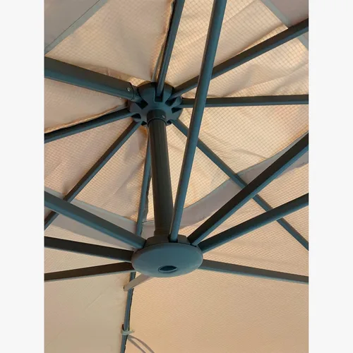 Vista 5 de Garden Winds Cubierta superior de repuesto compatible con paraguas Seglaro - RipLock 350 Beige