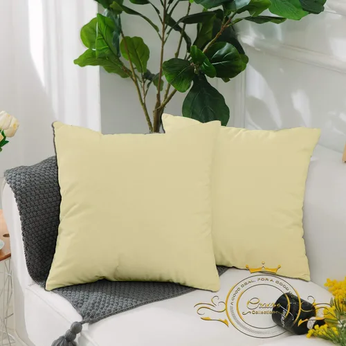 Vista 40 de Crown Collection Juego de 2 fundas de almohada estándar de 20 x 26 pulgadas, hipoalergénicas de 600 hilos, 100% algodón egipcio, fundas de almohada