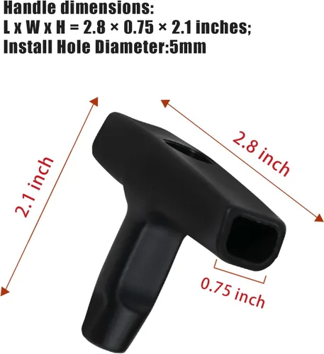 Vista 2 de 10 unids Recoil Starter Pull Handle Mango de arranque para STIHL 017 MS170 018 MS180 021 MS210 023 MS230 MS250 Motosierra Piezas