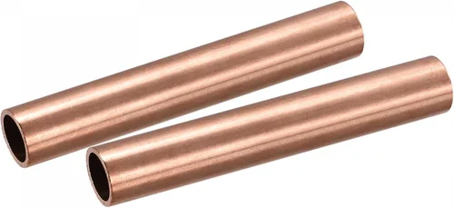 Vista 10 de uxcell Tubo redondo de cobre 0.315 in OD 0.059 in espesor de pared 3.937 in longitud tubería 2 piezas