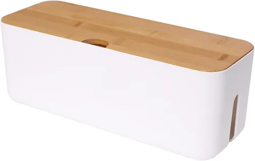 Vista 11 de Juego de Cajas de Gestión de Cables Changsuo, Cajas Organizadoras de Cables para Extensión de Cables, Tira de Alimentación, Protector Contra