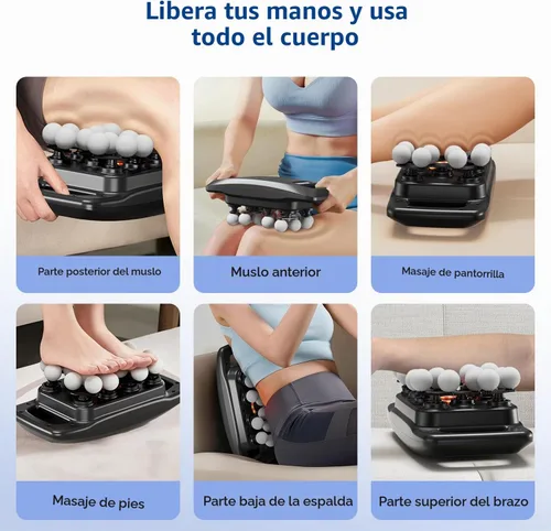 Vista 7 de cotsoco Juego de pistolas de masaje de 20 cabezas, masajeador de percusión de tejido profundo con 9 modos y 9 intensidades, masajeador muscular