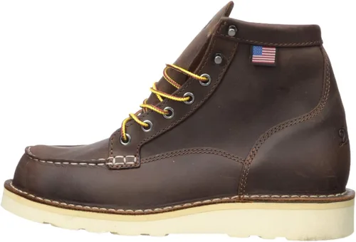 Vista 8 de Danner Bull Run Moc Toe - Botas de construcción para hombre de 6 pulgadas