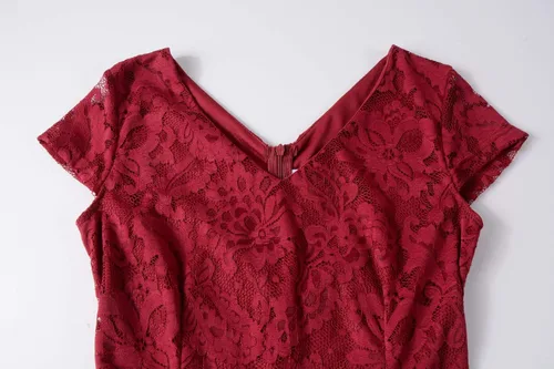 Vista 7 de Alingna NIYIGEJI Vestido de cóctel sexy con cuello en V para mujer