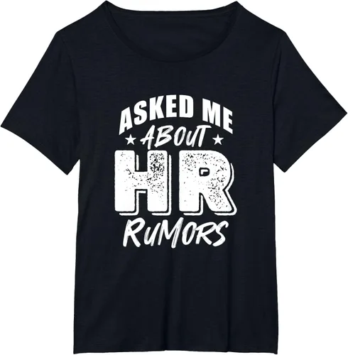 Vista 12 de Pregúntame sobre Rumores de RRHH Camiseta, Negro