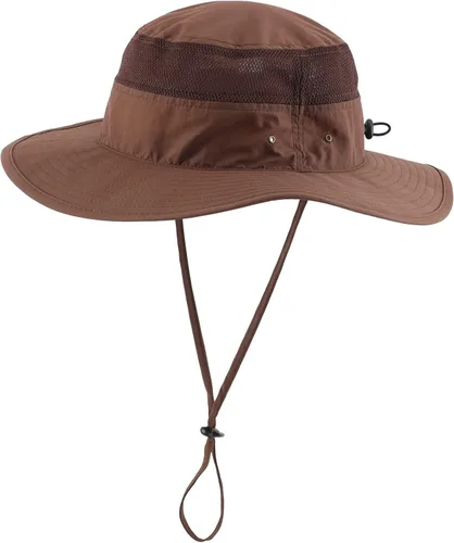 Vista 27 de Home Prefer Sombrero de sol UPF 50+ para hombre, ala ancha, protección UV, sombrero para hombre y mujer, playa, safari, jardinería, golf, pesca