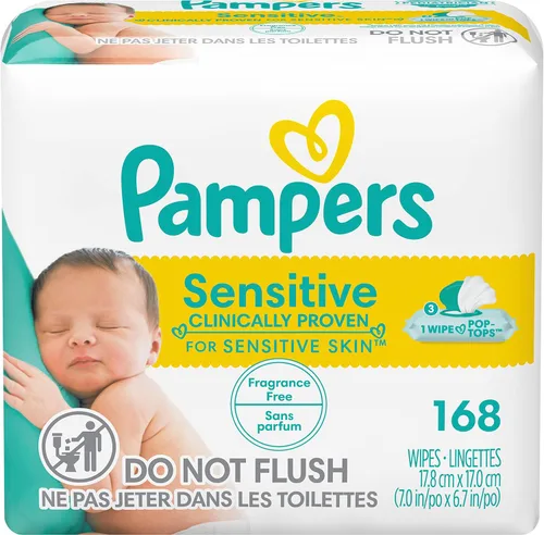 Vista 7 de Pampers Toallitas sensibles para bebés 640