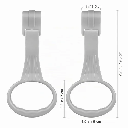 Vista 2 de 2 anillos de dominadas para corralito para bebés: anillos para corral de juegos, asistente de ejercicios de caminar para bebés, corralito y cuna