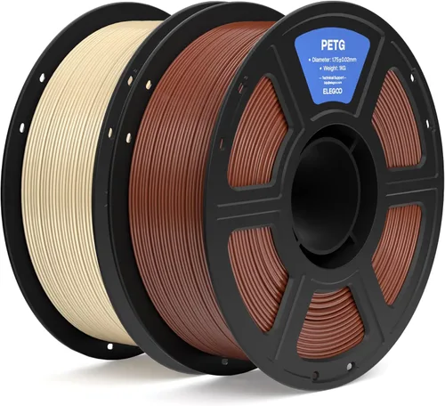 Vista 15 de ELEGOO Filamento PETG para impresora 3D de 0.07 in, color negro, 8.8 lbs