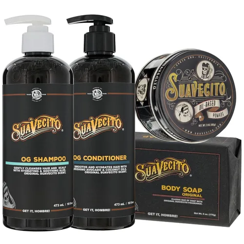 Vista 19 de Suavecito Paquete de productos esenciales para el cabello y el cuerpo