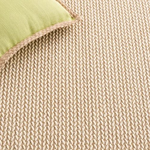 Vista 5 de SAFAVIEH Natural Fiber Collection NF475B - Alfombra para pasillo, 2 pies 6 pulgadas x 8 pies, beige, sisal y lana, diseño tejido con borde