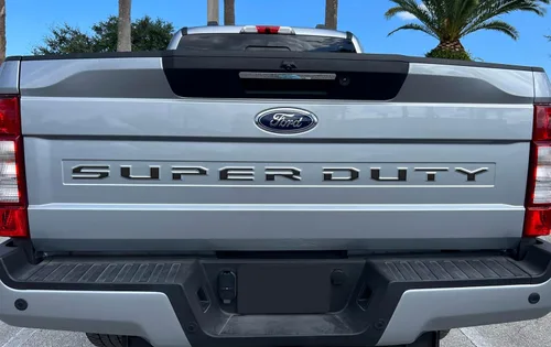 Vista 6 de Insertos de letras para portón trasero, compatibles con Ford Super Duty 2020-2022
