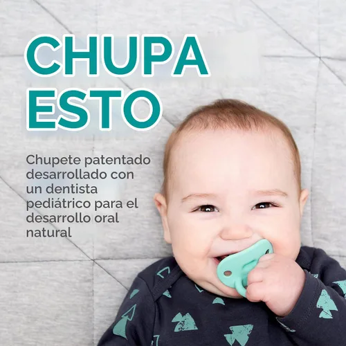Vista 3 de Boon Jewl - Chupete, Fase 2, Paquete de 4, Azul