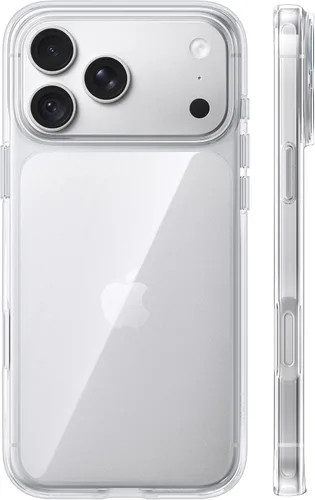 Vista 11 de TORRAS Funda para iPhone 18 Pro Crystal Borgoña, antiamarilleamiento 6.3" Borgoña transparente