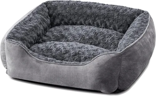 Vista 26 de JOEJOY - Cama rectangular para perros grandes, medianos y pequeños - Cama de sofá ortopédica lavable, suave y transpirable para cachorros