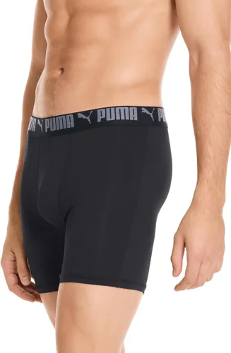 Vista 2 de PUMA Paquete de 5 calzoncillos tipo bóxer Performance para hombre Negro