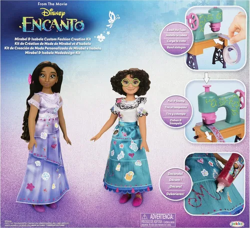 Vista 7 de Disney Encanto, Mirabel e Isabela - Kit de creación de moda personalizado (exclusivo de Amazon)
