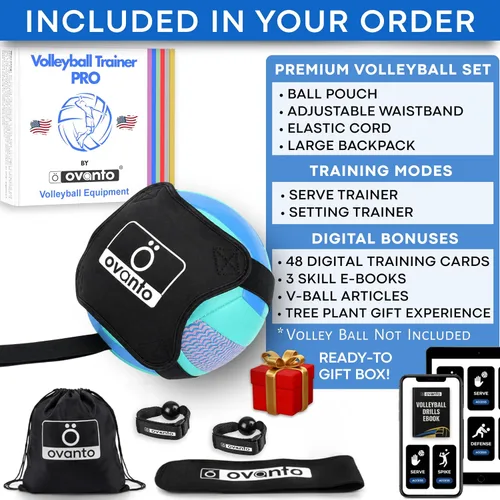 Vista 2 de OVANTO Volleyball Training Equipment Kit