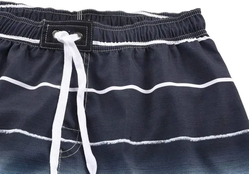 Vista 4 de unitop Traje de baño para hombre, de secado rápido, a rayas, con forro