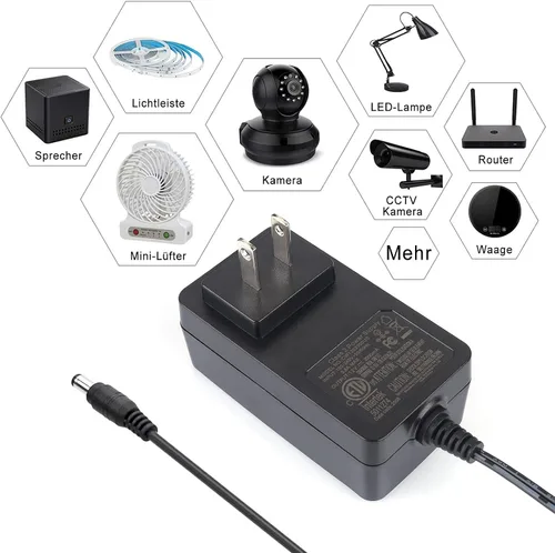 Vista 4 de Accesorios para cinturón de lámpara LED, adaptador de corriente de tira LED