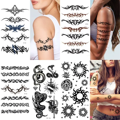 Vista 3 de Supperb® Tatuajes Temporales - Koi Fish Tattoo