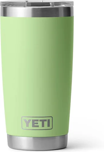 Vista 40 de YETI Rambler - Vaso de acero inoxidable con aislamiento al vacío de 20 onzas con tapa MagSlider Todo acero inoxidable