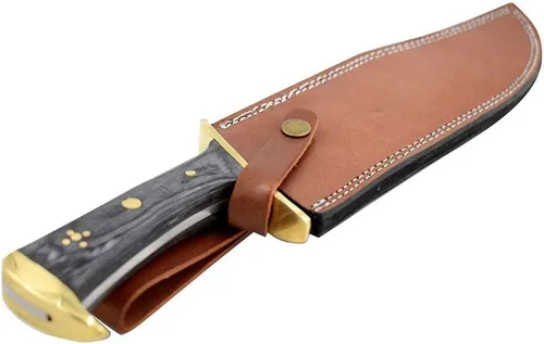 Vista 5 de Western Outlaw Caza Camping Collectores Cuchillo (CW) (negro)