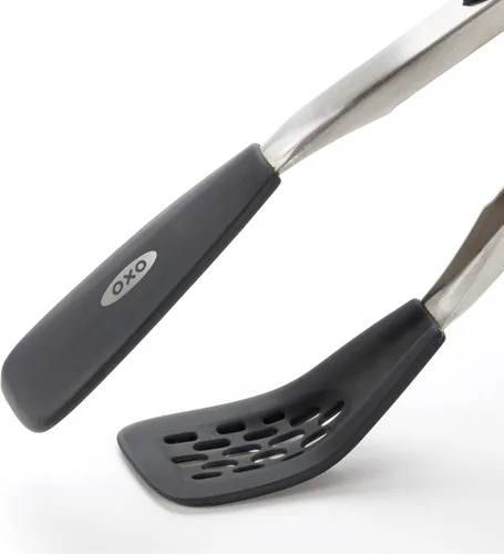 Vista 4 de OXO Good Grips - Pinzas flexibles de silicona de 14 pulgadas