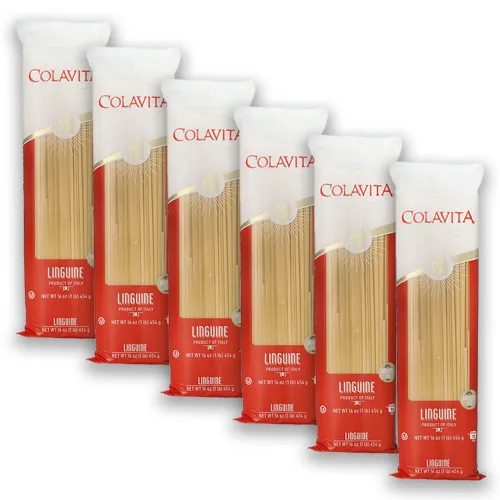 Vista 16 de Colavita Pasta Bucatini – Paquete de 6 (bolsas de 1 libra) – Auténtica pasta italiana hecha con sémola de trigo duro 100% – perfecta para salsas