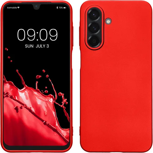 Vista 14 de kwmobile Funda compatible con Samsung Galaxy A12 - Funda protectora de silicona TPU suave y delgada - Azul Báltico