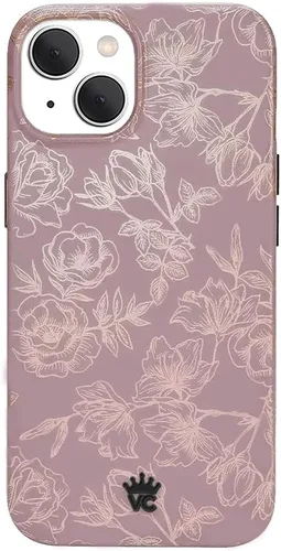 Vista 21 de VELVET CAVIAR Funda para iPhone 15, compatible con MagSafe, probada en caídas de 10 pies, Berry Baby