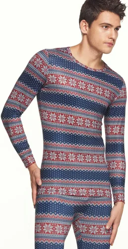Vista 7 de TSLA Conjunto de ropa interior térmica para hombre, pantalones largos con forro polar suave, capa base cálida de invierno, parte superior e inferior