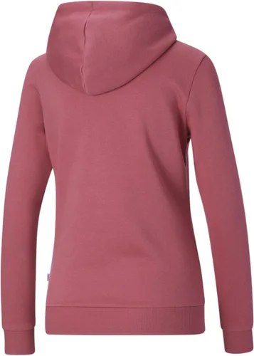 Vista 2 de PUMA Sudadera con capucha de vellón con logotipo esencial para mujer