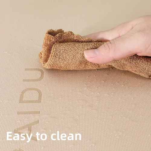 Vista 7 de PAIDU Yoga Mat Non Slip Anti-tear,extra thick-2/5 inch（10MM）High Resiliency Professional POE Yoga Mats for Women Men Kids,72"x24"inch,Workout, Yoga
