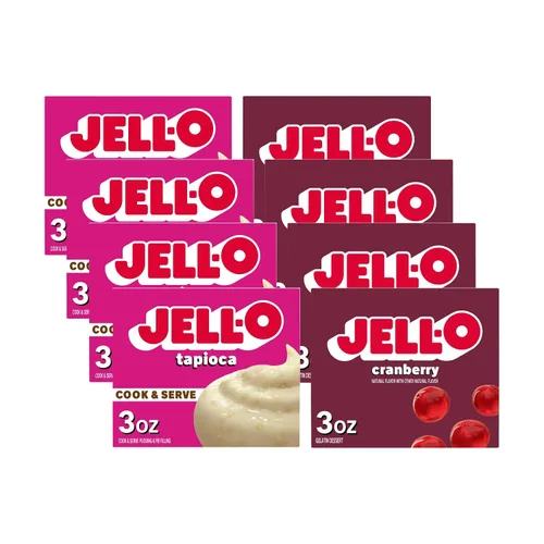 Vista 11 de Jell-O gelatina de Arándano, 3oz Cajas de postre (paquete de 12)