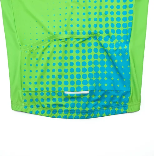 Vista 7 de Camiseta de ciclismo para hombre, camiseta de manga corta para ciclismo MTB, chaqueta reflectante para bicicleta con 3 bolsillos, tallas S-3XL