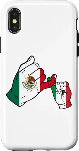 Vista 4 de Funda para iPhone 15 para padres e hijos México Italia