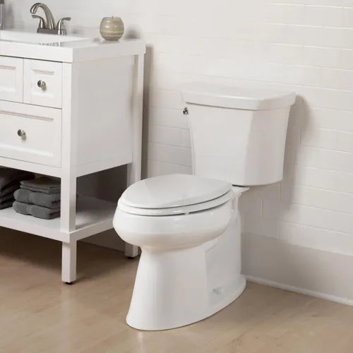 Vista 8 de Mayfair Cassel Asiento de inodoro de cierre lento, fácil de limpiar, asiento de madera antideslizante de alta calidad, fácil de instalar, fabricado