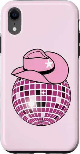 Vista 25 de Cowboy Hat Disco Ball Pink Cowgirl Case for iPhone 17