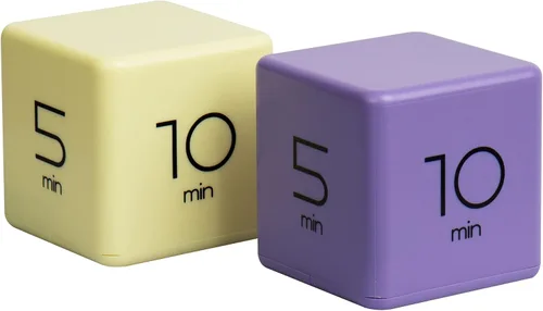 Vista 9 de Mind Reader Temporizador de productividad, cuatro ajustes de tiempo, 2 ajustes de volumen, portátil, motivador, sonido cronómetro, versátil, negro