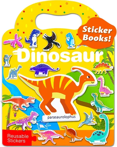 Vista 9 de Benresive - Libros de calcomanías reutilizables para niños de 2-4, libros de calcomanías para niños pequeños 1-3 y 2-4, juguetes de viaje Animal